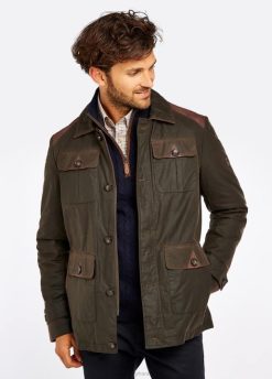 Hommes Dubarry veste cirée broadford 80BL1083 vêtements olive