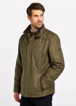 Hommes Dubarry veste cirée carrickfergus 80BL1082 vêtements vert sombre
