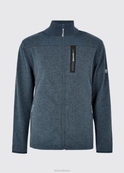 Hommes Dubarry veste polaire badgerhill 80BL956 vêtements acier