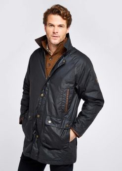 Hommes Dubarry veste wax brunswick 80BL1103 vêtements minuit