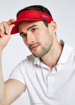 Hommes Dubarry visière cascais 80BL475 accessoires rouge